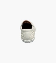 Stacy Adams Ithaca Moc Toe Slip On Shoes White 25656-100 image 2