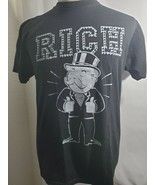 RICH Black Short Sleeve T-shirt  PRE-OWNED CONDITION LARGE - $13.72