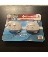 NEW First Alert CO606 Carbon Monoxide Detector Alarm 2 Pack w/ Battery B... - €33,53 EUR
