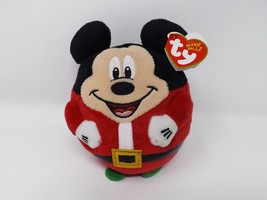 Ty Beanie Ballz Mickey Mouse - Christmas - New - £9.00 GBP