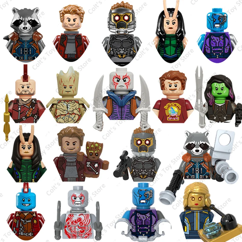 Superhero Mini Action Figure Marvel Toys Guardians of the Galaxy Model S... - $10.54+