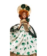 1948 Duchess Toy Doll Corp Sleepy Eyes 7&quot; Fully Dressed Clover leaf Red ... - $9.46