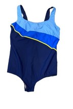 FANTASIZER Women&#39;s Navy Blue One-Piece Swimsuit Size 24W- Preloved - $56.54