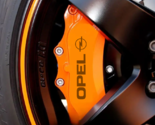 Opel car caliper decorative stickers 6pcs, brown - $17.99