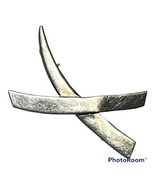 925 Sterling Silver Vintage Mexico Cross Design Pin Brooch - $67.22 CAD
