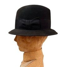 VTG Stetson 3X Beaver Black Fedora Hat 1950s Vita-Felt DuPont Size 7 USA - $197.95 VTG Stetson 3X Beaver Black Fedora Hat 1950s Vita-Felt DuPont Size 7 USA - $197.95