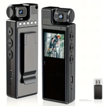Body Camera with Audio Recording, Portable Wearable Small Body Cam, FHD ... - $587.37 MXN