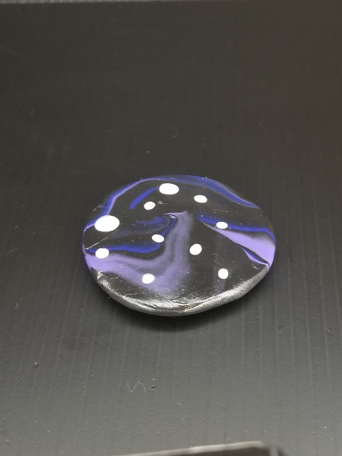 Handmade Clay Starry Galaxy Magnet - $4.00