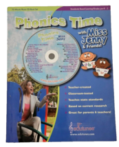 Phonics Time with Miss Jenny &amp; Friends 70 Minute Music CD - Book Set Pre K - 2 - £4.76 GBP