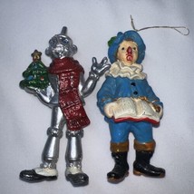 Wizard Of Oz Tin Man And Scare Crow Ornaments  - £8.53 GBP