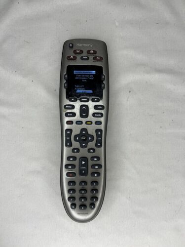 Primary image for Logitech Harmony 650 Universal Color Screen Remote Silver Tested & Works W/cover