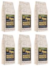 Moose Munch Northwest Blend  Gourmet Ground Coffee , 6/12 oz bags - £35.39 GBP