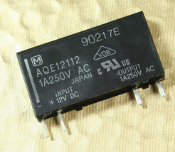 5pcs AQE12112 Panasonic NAIS SSR Relay 12VDC (control voltage),  250VAC 1A, SPST - £7.66 GBP