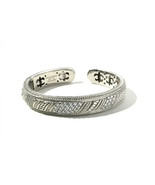 Judith Ripka .925 Sterling Silver Designer Bangle Bracelet - $201.75 CAD