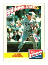 1989 Topps Bazooka #10 Kirk Gibson Los Angeles Dodgers - £1.59 GBP