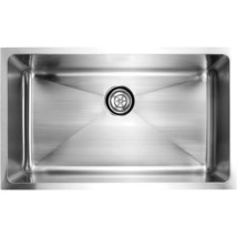 Fluid USR3219 Undermount Single Bowl Stainless Steel Kitchen Sink Stainl... - £428.31 GBP