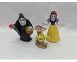 Lot Of (3) Disney Mattel Snow White Figures Snow White Dopey Wicked Witc... - $21.77