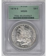 1879-S Silver Morgan Dollar Graded by PCGS as MS65 - $4,584.94 MXN