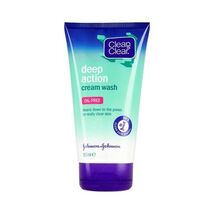 Clean and Clear Deep Action Oil-Free Cream Wash, 150ml  - $10.00