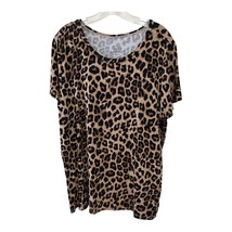 Torrid Super Soft Leopard Print Knit Top – Plus Size 2 (2X) - $381.03 MXN