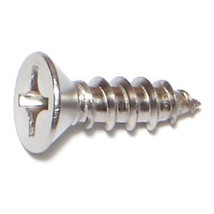 #12 x 3/4&quot; 18-8 Stainless Phillips Flat Head Sheet Metal Screws (50 pcs.) - $12.18