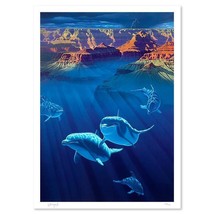 Schimmel Beneath The Grand Hand Signed Limited Serigraph on Paper Ocean Whale - £132.38 GBP
