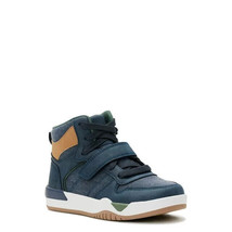 Wonder Nation Boys Fashion High Top Sneakers, Navy Size 1 - £17.40 GBP