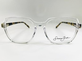 New SEAN JOHN SJLO 5160E 971 Clear Crystal &amp; Tortoise Eyeglasses 57/18/150 - $49.45