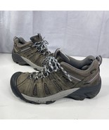 Keen Women’s 10 Voyageur Hiking Trail Shoes Brown Vented Leather 5258-CHSB - $44.05