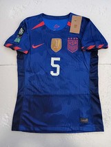 Kelley O'Hara USA USWNT 2023 World Cup Stadium Blue Away Womens Soccer Jersey - £63.86 GBP