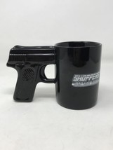 Black Pistol Gun Coffee Mug Novelty Handgun Grip Shoppers Ranch &amp; Home S... - £8.03 GBP