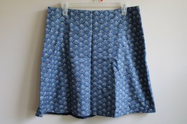 Sevier Skirts 32&quot; Waist Blue Wave Pattern A-Line Skirt Local Nashville TN - £16.67 GBP