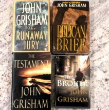 4x John Grisham Books: Broker, Testament, Pelican Brief, Runaway Jury - Hardback - £5.55 GBP