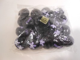 Hawaii Beads Necklace Kit Black with Purple Hibiscus Flowers - $14.00