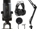 The Blue Microphones Yeti Blackout Usb Microphone Streamer And Podcast B... - $194.97