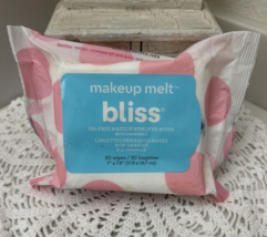 Bliss Makeup Melt Oil-Free Makeup Remover Wipes With Chamomile (30 Wipes... - $9.49