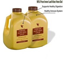 2 Pack Forever Aloe Vera Juice 33.8 fl.oz. Original Lemon Lime Pure Exp 2025 - £31.83 GBP