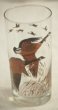 Geese by Libbey Glass 5-1/2&quot; Highball Tumbler 13 oz. Vintage Drinkware MCM - £15.50 GBP