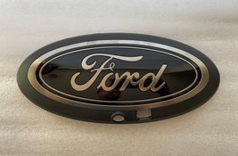 11&quot; grill emblem w/ camera hole. For 2021+ Ford F-150 smoked black. Lt Blem - £47.25 GBP