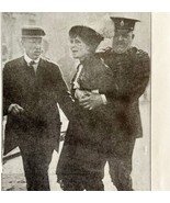 1914 Emmaline Pankhurst Suffragette Arrested London Police WW1 Ephemera ... - £78.65 GBP