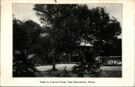 Vtg Postcard 1907 View in Landa&#39;s Park New Braunfel&#39;s, Texas - $18.76