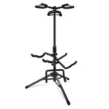 5 Core Guitar Stand Adjustable Triple Guitars Stands Floor w Neck Holder... - $44.21