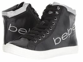 Bebe Size 7 M DAYRA Black Sneakers New Womens Shoes - £81.05 GBP