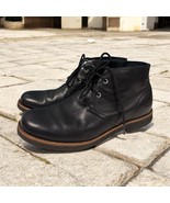 UGG 1018516 Dagmann Chuka Black Smooth Leather Boots Men’s Size US 9.5 M - $60.48 CAD