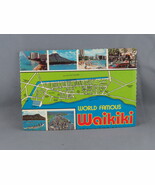 Vintage Postcard - Waikiki Map Postcard - Dexter Press - $20.50 CAD