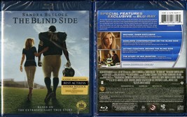 Blind Side BLU-RAY Sandra Bullock Quinton Aaron Warner Video New Sealed - £5.49 GBP