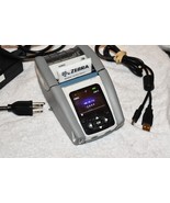 Zebra ZQ610 Direct Thermal Label Printer with A/C Adapter and Charged Ba... - $1,323.31 MXN