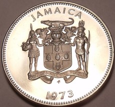 Rare Large Proof Jamaica 1973 20 Cents~Mahoe Trees~28,000 Minted - £13.04 GBP