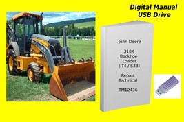 John Deere 310K Backhoe Loader (iT4 / S3B) Repair Technical Manual Please Read - £18.67 GBP