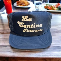 VTG Trucker Style Mesh Snapback Hat Made in Philippines LA CANTINA RISTO... - £11.04 GBP